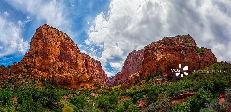锡安科罗布峡谷图片素材
