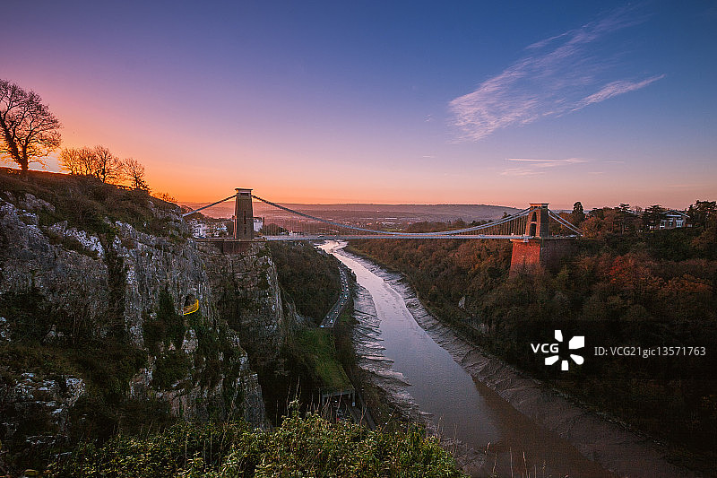 克利夫顿吊桥图片素材