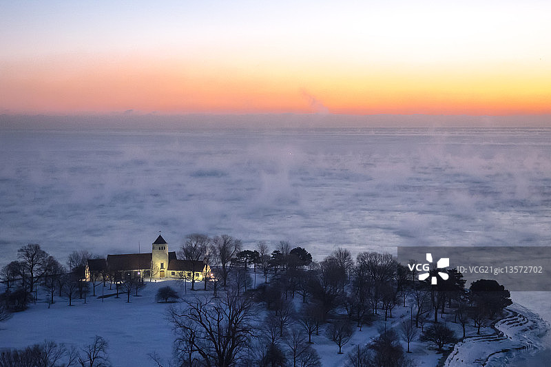 密西根湖图片素材