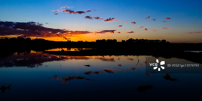 西西里岛的日落图片素材