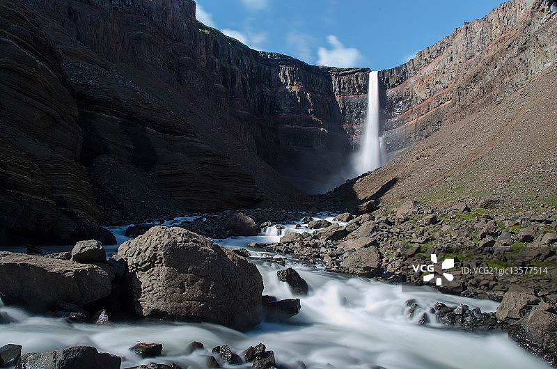 亨吉瀑布图片素材