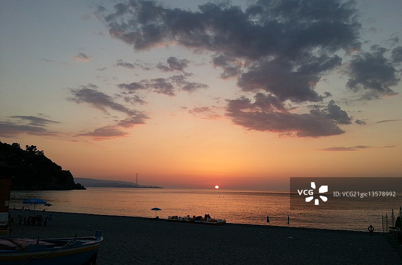 希拉日落图片素材