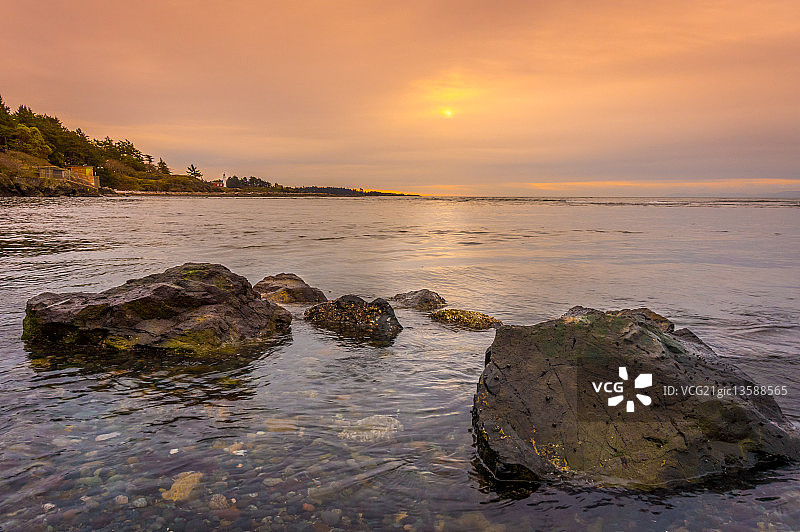 埃斯奎莫尔特泻湖图片素材