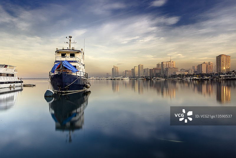 马尼拉日出图片素材
