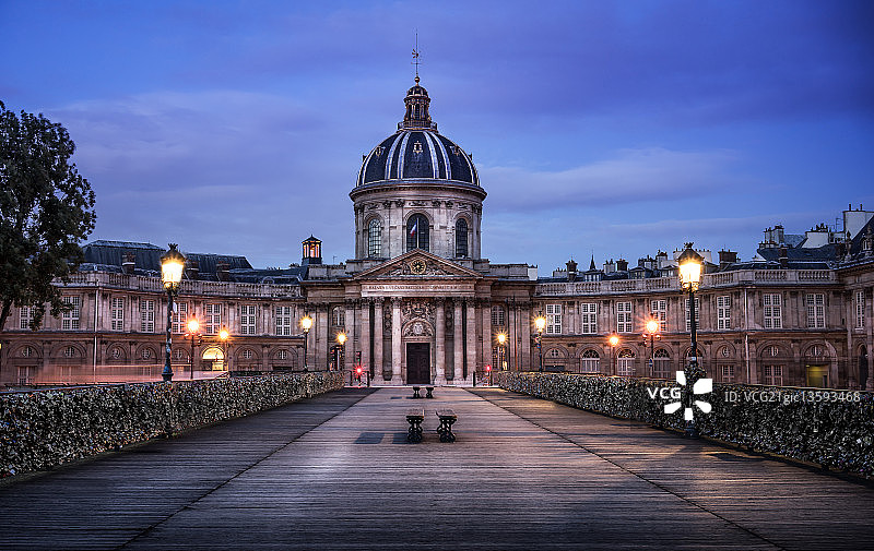 巴黎艺术桥图片素材