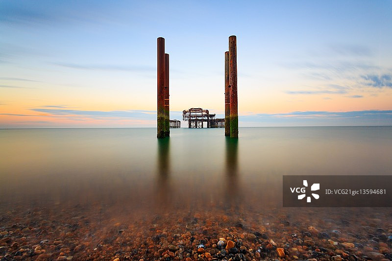 西码头遗址图片素材