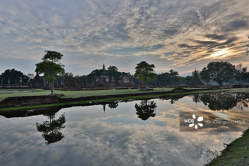素可泰日落景观图片素材