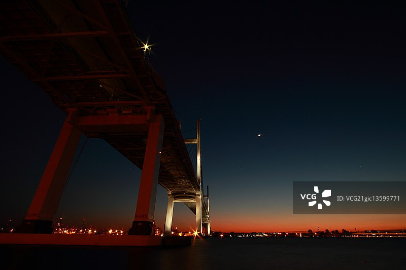 横滨海湾大桥图片素材