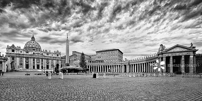 罗马圣彼得广场图片素材