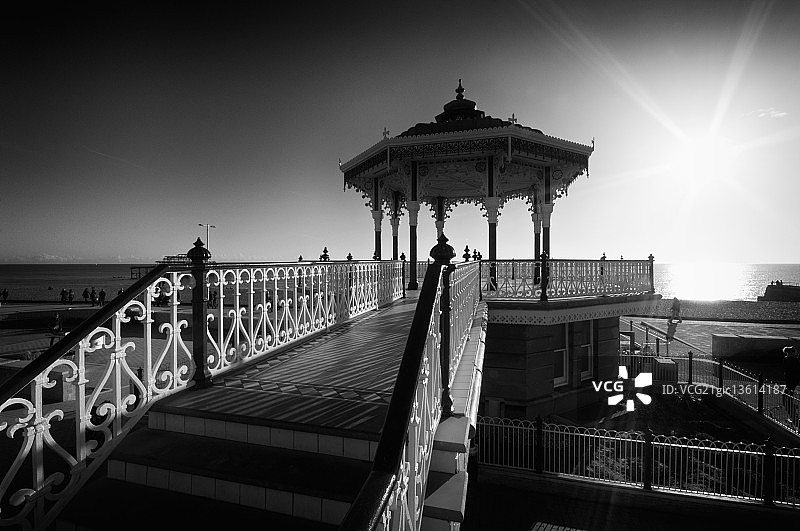 布莱顿凉亭图片素材