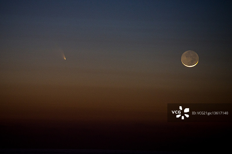 PanStarrs彗星图片素材