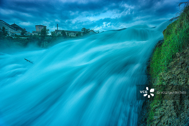 莱茵瀑布图片素材