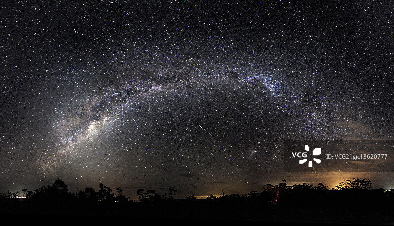 银河系铱星闪光图片素材