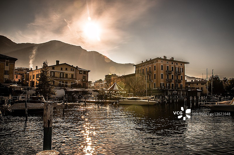 伊塞奥湖图片素材