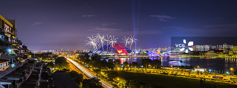 新加坡体育中心庆祝时刻图片素材