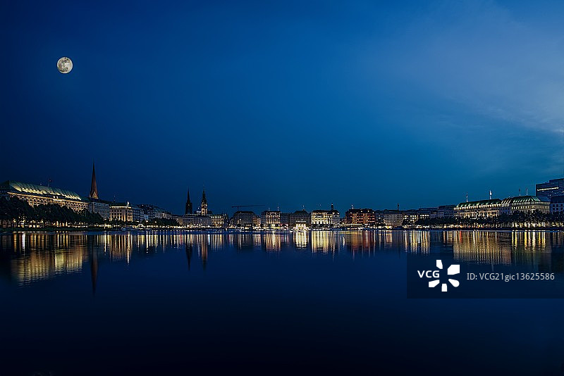 阿尔斯特湖图片素材