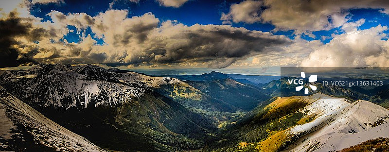 塔特拉山脉全景II图片素材