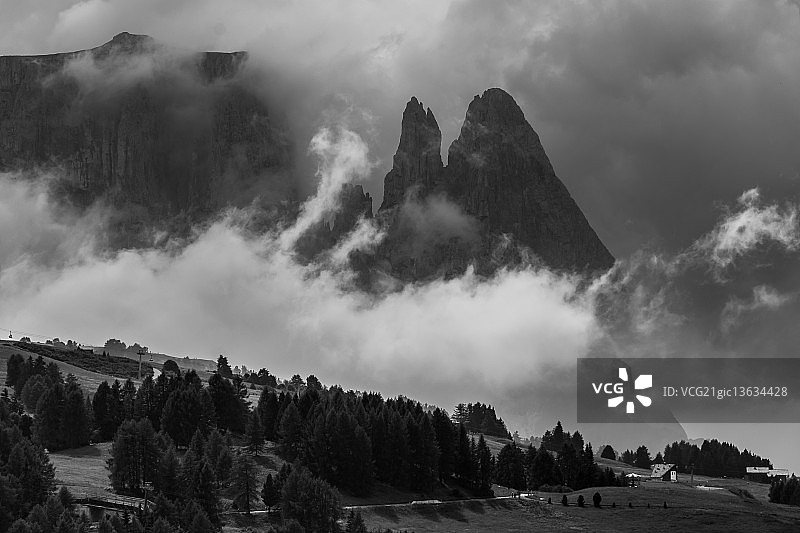 休西阿尔卑斯山图片素材