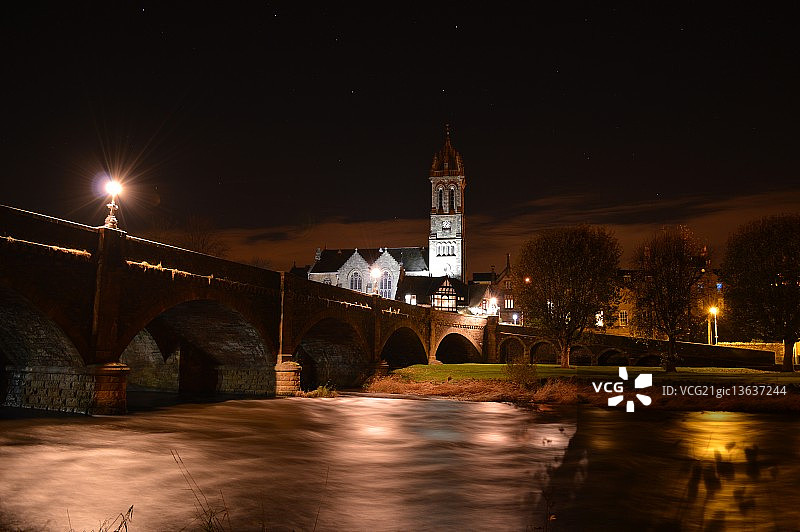 皮布尔斯夜景图片素材