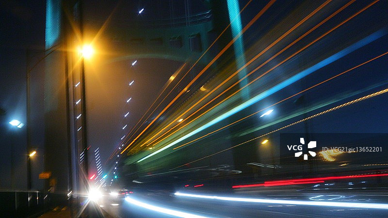 狮门大桥上的两秒图片素材