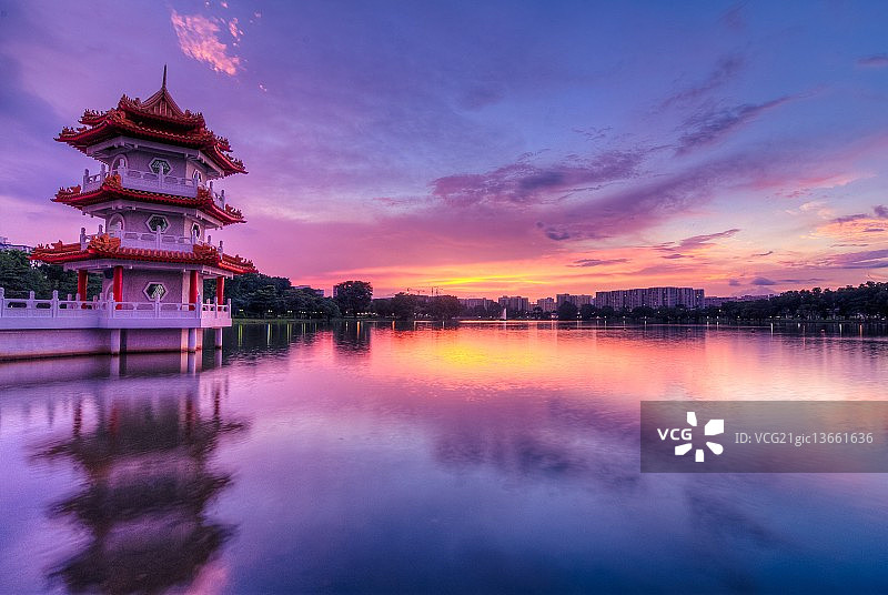 中式园林图片素材