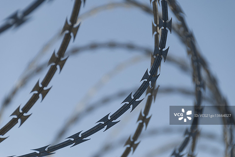 金属丝恐惧感图片素材