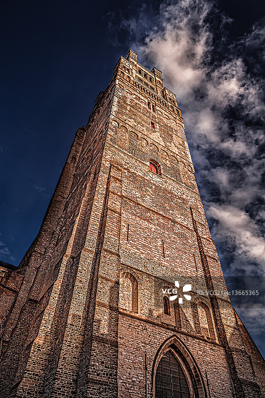 布鲁日圣萨尔瓦多大教堂图片素材
