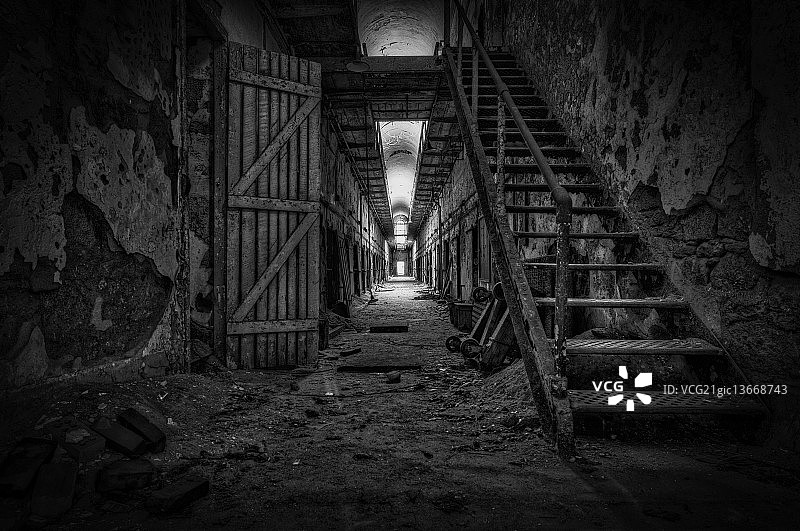 被遗忘的牢房图片素材