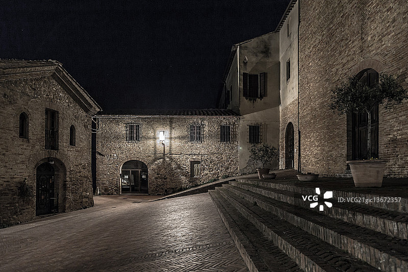 圣吉米尼亚诺的孤独图片素材