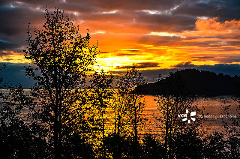 科迪亚克日落图片素材