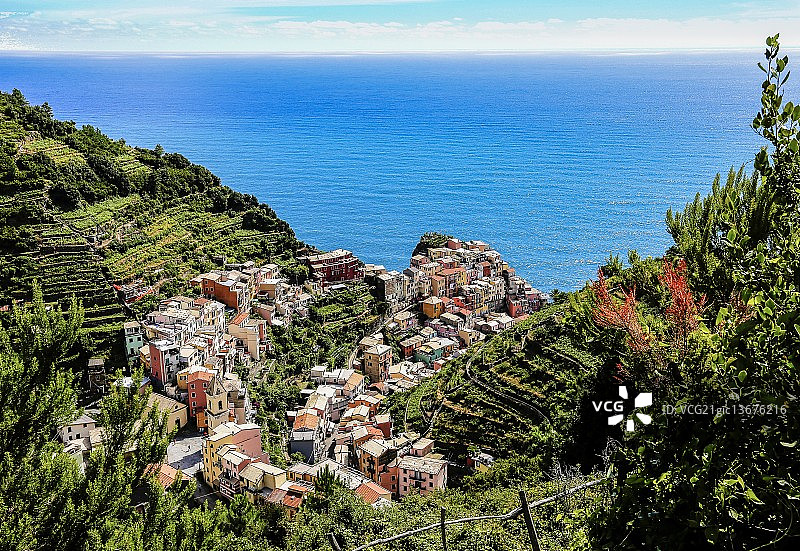 俯瞰马纳罗拉图片素材