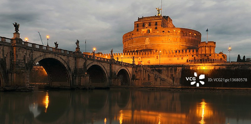 罗马圣天使堡图片素材