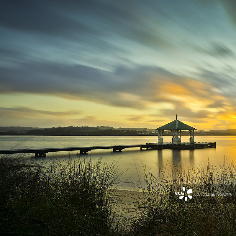 诺纳卢普湾西澳大利亚休息点图片素材