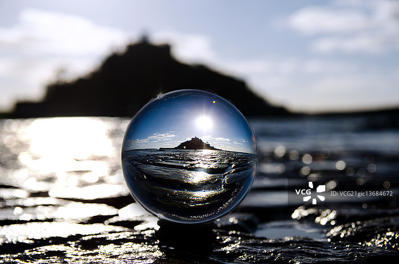 水晶圣迈克尔山图片素材