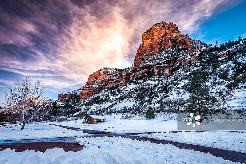 冬季的塞多纳图片素材