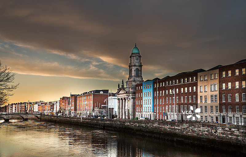 神秘的都柏林城市风光图片素材