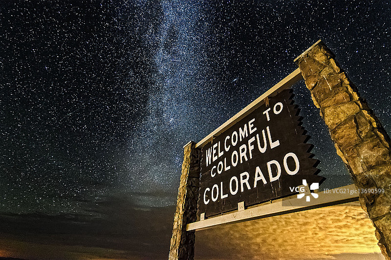 欢迎来到科罗拉多州图片素材