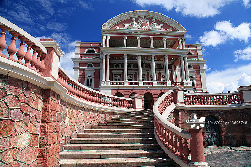 巴西马瑙斯亚马逊剧院图片素材