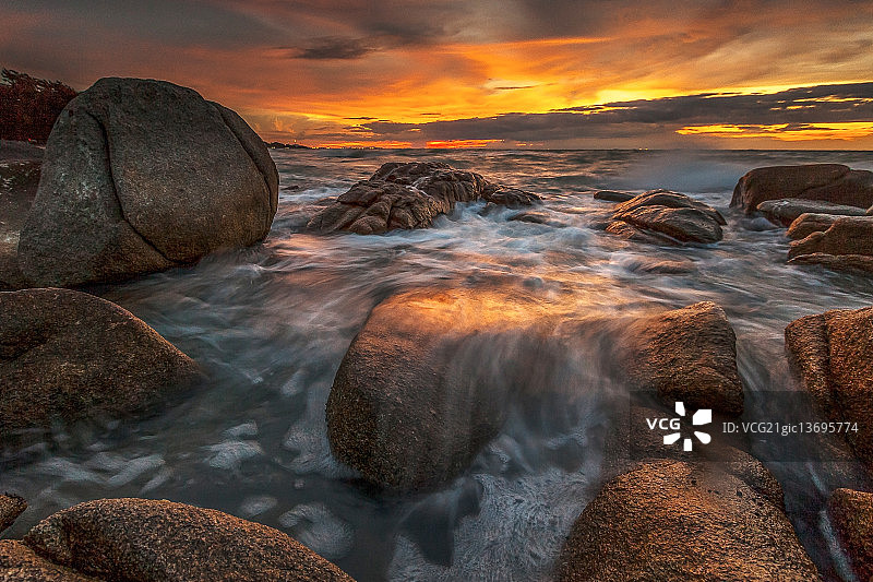 泰国罗勇府的迷人景色图片素材