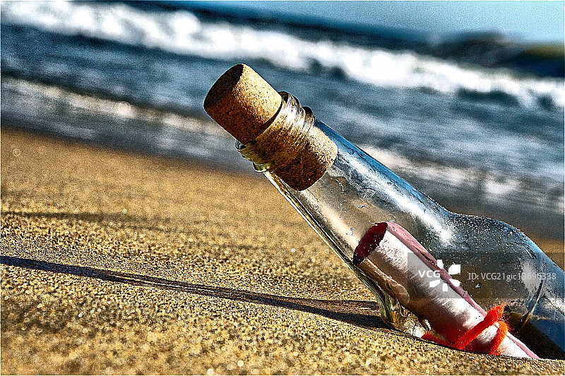 瓶中信图片素材