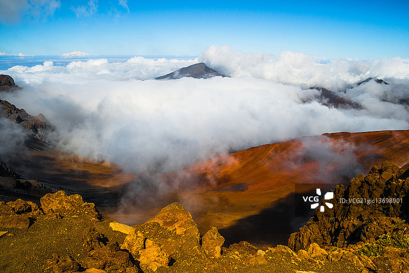 哈莱阿卡拉火山图片素材