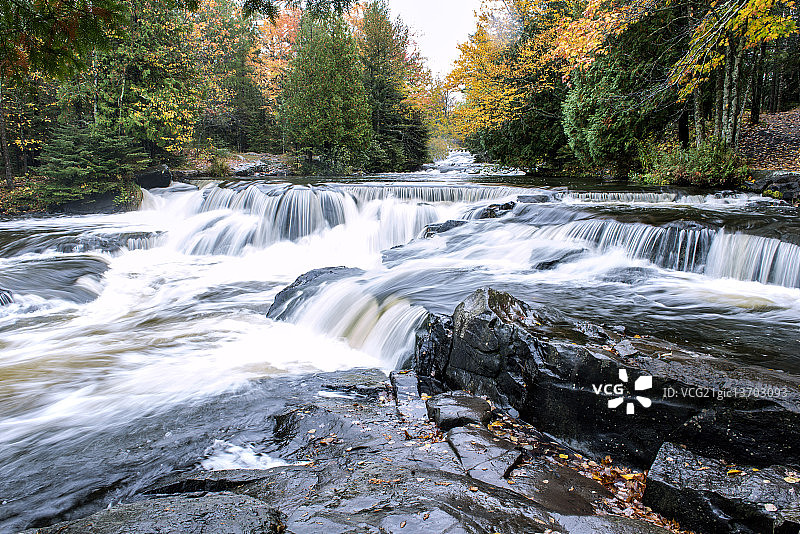 邦德瀑布图片素材