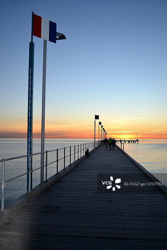 弗兰克斯顿码头图片素材