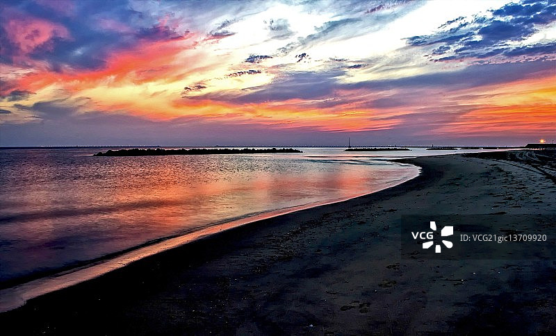 切萨皮克湾的早晨图片素材