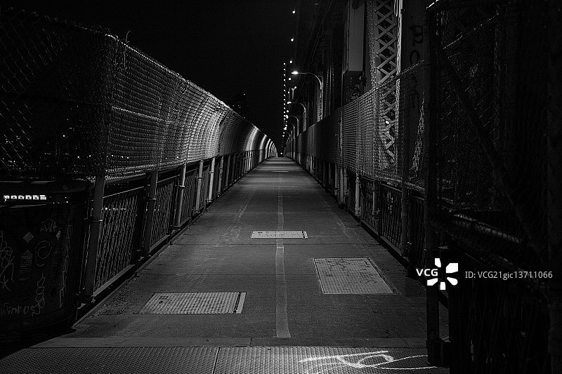 漫步曼哈顿大桥图片素材