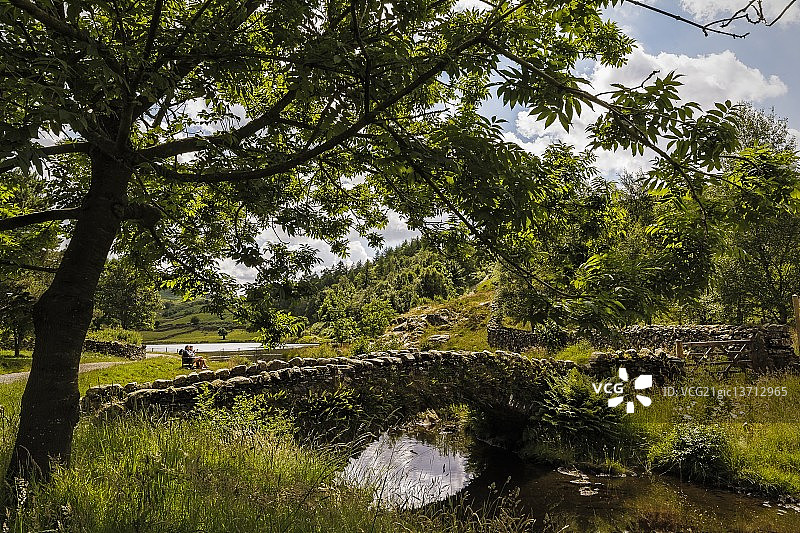 在湖区的Watendlath图片素材