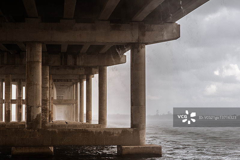 里肯巴克堤道下方图片素材