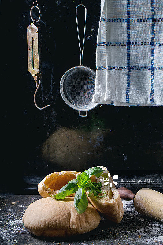 皮塔饼图片素材