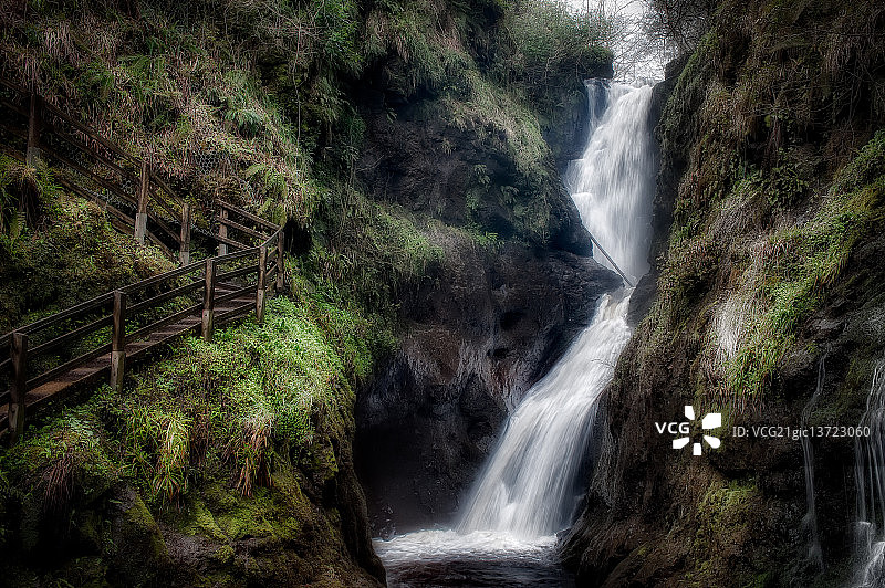 格伦阿里夫瀑布图片素材