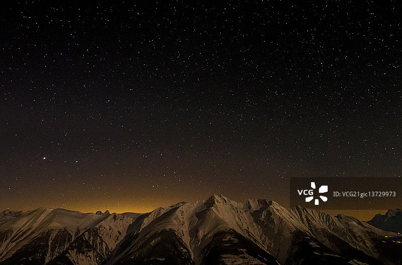 贝特默阿尔卑-夜空图片素材